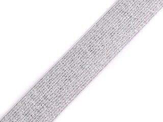 Pruženka s lurexem šíře 30 mm METRÁŽ