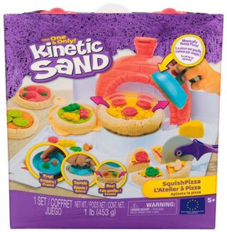 SPIN MASTER Kinetic Sand výroba pizzy kreativní set kinetický písek s nástroji