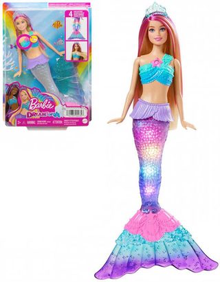 Barbie mořská panna (bliká, DMC) Mattel
