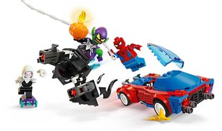 LEGO MARVEL Spidermanovo auto a Venom Zelený goblin 76279 STAVEBNICE