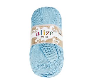 Příze BELLA Modrá 40 100g / 360 m