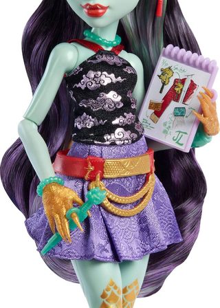 MATTEL MONSTER HIGH Panenka Monsterka Jinafire Long s doplňky
