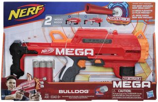 Nerf Mega Bulldog (blaster + 6 šipek AccuStrike)