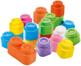 CLEMENTONI CLEMMY Baby kostky set 40ks v pytli stavebnice pro miminko