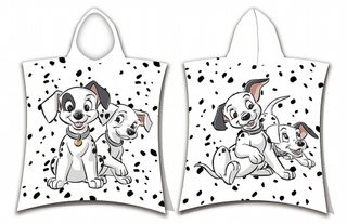 Plážová osuška pončo 101 Dalmatians 03 50x115 cm