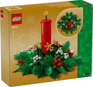 LEGO vánoční dekorace na stůl 40743