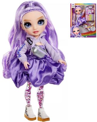 Rainbow High Sparkle & Shine Viola (purple, doplňky)