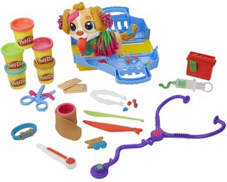 Malý veterinář kreativní set pejsek s modelínou 284g