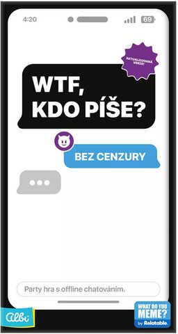 ALBI HRA WTF, kdo píše? Pro dospělé *SPOLEČENSKÉ HRY*