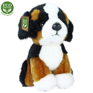 Plyšový pes sedící 18 cm