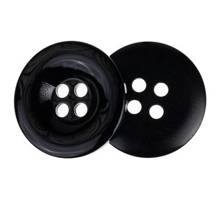 Knoflík - sada 3 ks Černá 349898 průměr 35 mm