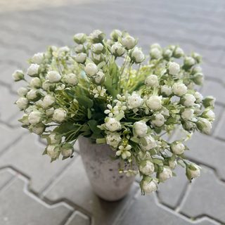Umělé kamélie - bílá
