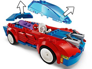 LEGO MARVEL Spidermanovo auto a Venom Zelený goblin 76279 STAVEBNICE
