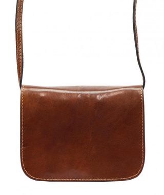 Kožená malá dámská crossbody kabelka fuchsiová růžová