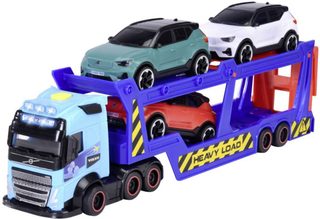 DICKIE Autotransportér Volvo FH16 + 3 auta na baterie Světlo Zvuk