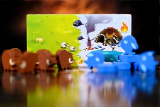 Kingdomino: Lovci mamutů (společenská hra, Mindok)