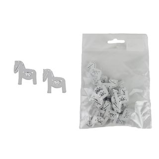 Dekorace koník, 25 ks D6624 - 2,7 x 0,2 x 3 cm