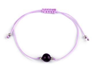 Náramek shamballa s imitací minerálu