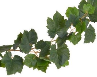 Umělá girlanda - vinná réva 194 cm - zelená