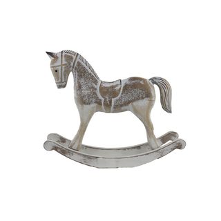 Dekorace houpací koník D6486/2 - 26.5 cm