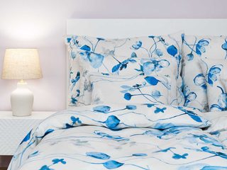 Krepové povlečení Bloom elegance banánové 140x200, 70x90 cm