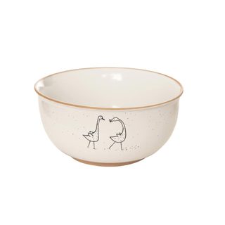 Miska keramická STATEK husa pr. 13,5 cm - dia 13,5 x 6,5 cm