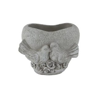 Cementový obal k osázení srdce X7049 - 14.5 x 12 x 11.5 cm
