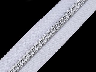 Zip spirálový No 5 s metalickými zoubky metráž
