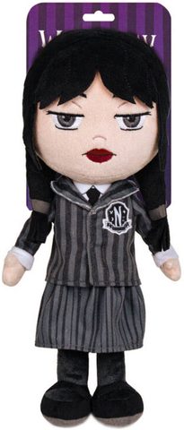 PLYŠ Wednesday Addams postavička uniforma