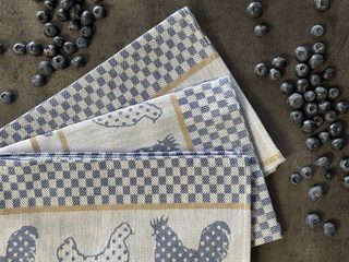 Utěrka Extra savá 50x70 Slepičky modré - 3 ks