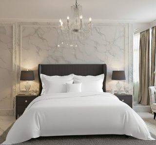 Saténové povlečení LUXURY COLLECTION bílé