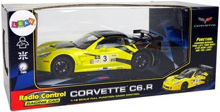 RC Corvette C6.R 1:18 (2,4 GHz, světlo, baterie; 2 barvy)