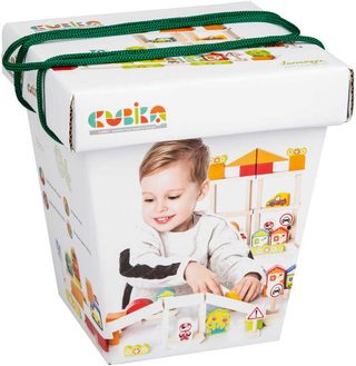 Baby stavebnice Doprava ve městě set 55 dílků v dárkové krabici