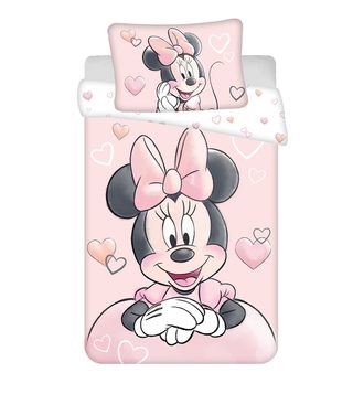 Disney povlečení do postýlky Minnie Powder pink baby 100x135, 40x60 cm