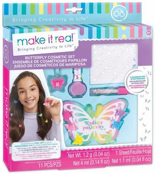 MAKE IT REAL Butterfly Dreams dětská kosmetická sada
