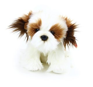 Plyšový pes shih tzu 30 cm sedící