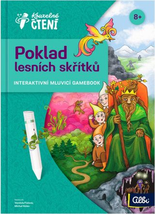 ALBI Kouzelné čtení Gamebook interaktivní Poklad lesních skřítků
