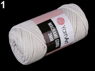 Pletací příze Macrame Cord 3mm 250 g