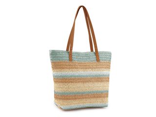 Háčkovaná kabelka z rafie - lýka se zipem 33x36 cm