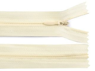 Skrytý Zip - Šíře 3 mm, Délka 18 cm - Nedělitelný