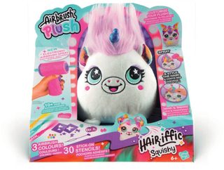 EP Line Airbrush Hair´iffic Squish Pal set plyšák k vybarvení na baterie 2 druhy