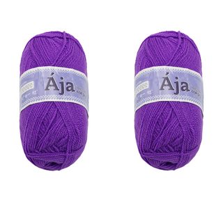 SET 2ks - Příze ÁJA Fialová 959 50g / 217 m