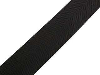 Hladký popruh s leskem šíře 32 mm METRÁŽ