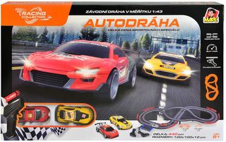 Autodráha Racing Collection 4,4 m (2 auta, trafo/adapter, baterie)
