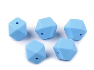 Silikonové korálky 14x14 mm 5 kusů