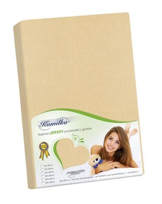 Prostěradlo jersey Béžová 015