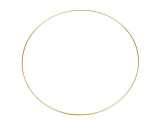 Kovový kruh na lapač snů / k dekorování Ø60 cm