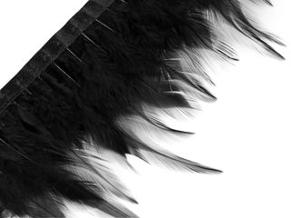 Prýmek - kohoutí peří 7-12 cm METRÁŽ