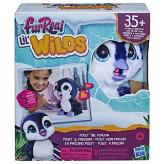 FUR REAL Tučňák Lil Wilds Interaktivní hračka, 40 zvuků a reakcí
