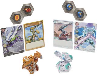 Bakugan plechový box s exkluzivní figurkou (s3, doplňky; 2 varianty)